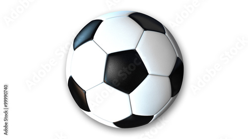 Football  Soccer Ball  sports equipment isolated on white background