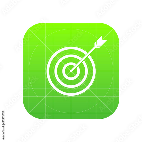 Target sign icon, vector il...
