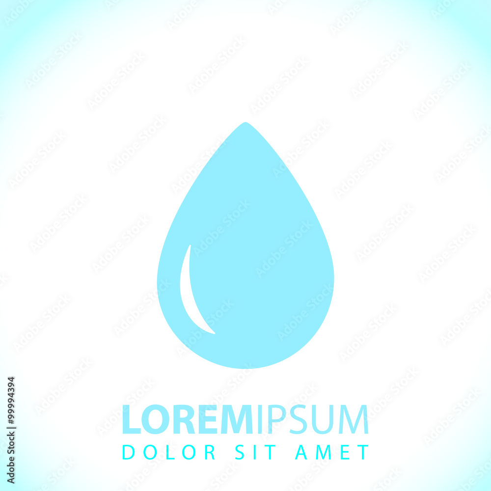 Water drop sign icon, vector illustration. Flat design style for Water drop sign icon, vector illustration. Flat design style for