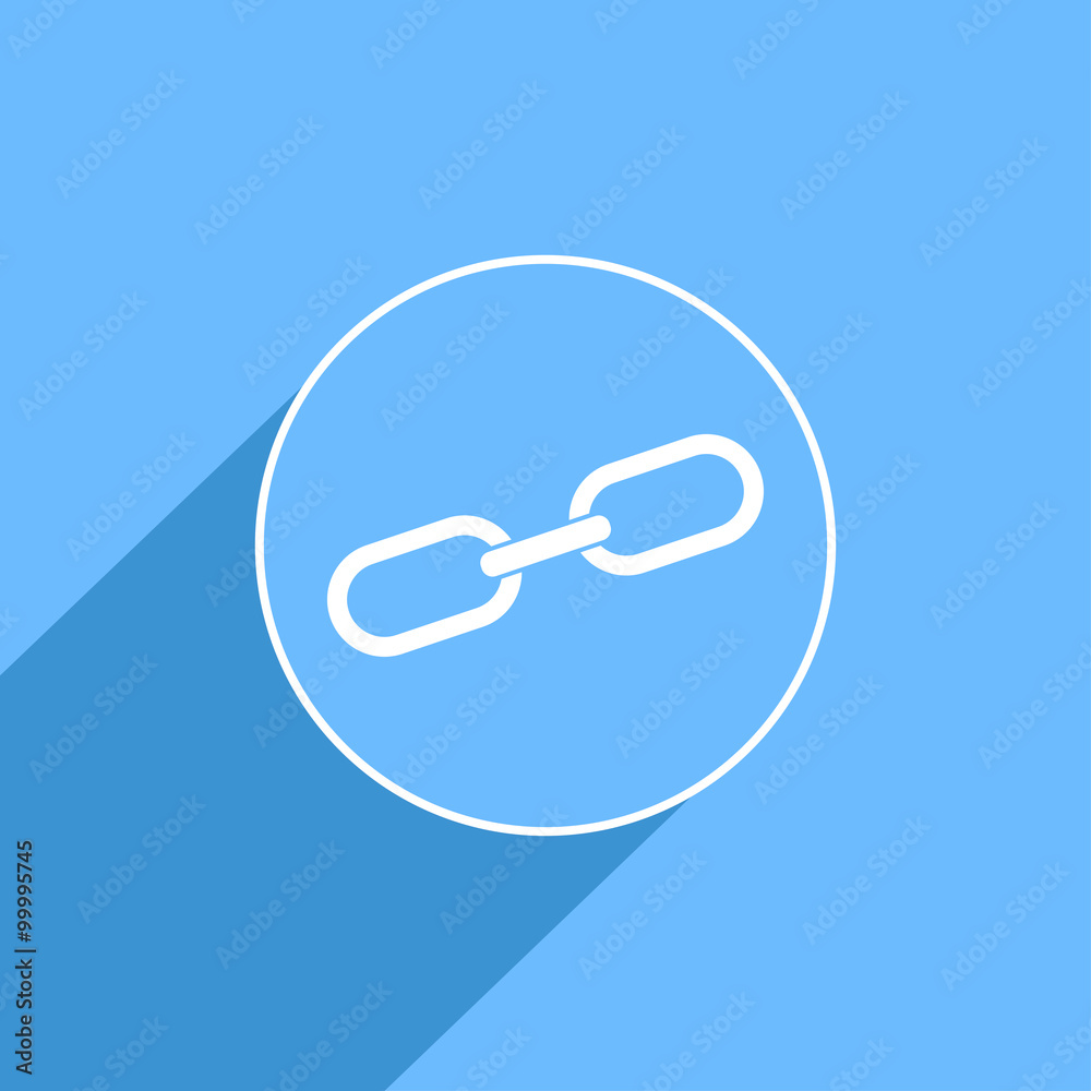Attachment sign icon, vector illustration. Flat design style for Attachment sign icon, vector illustration. Flat design style for
