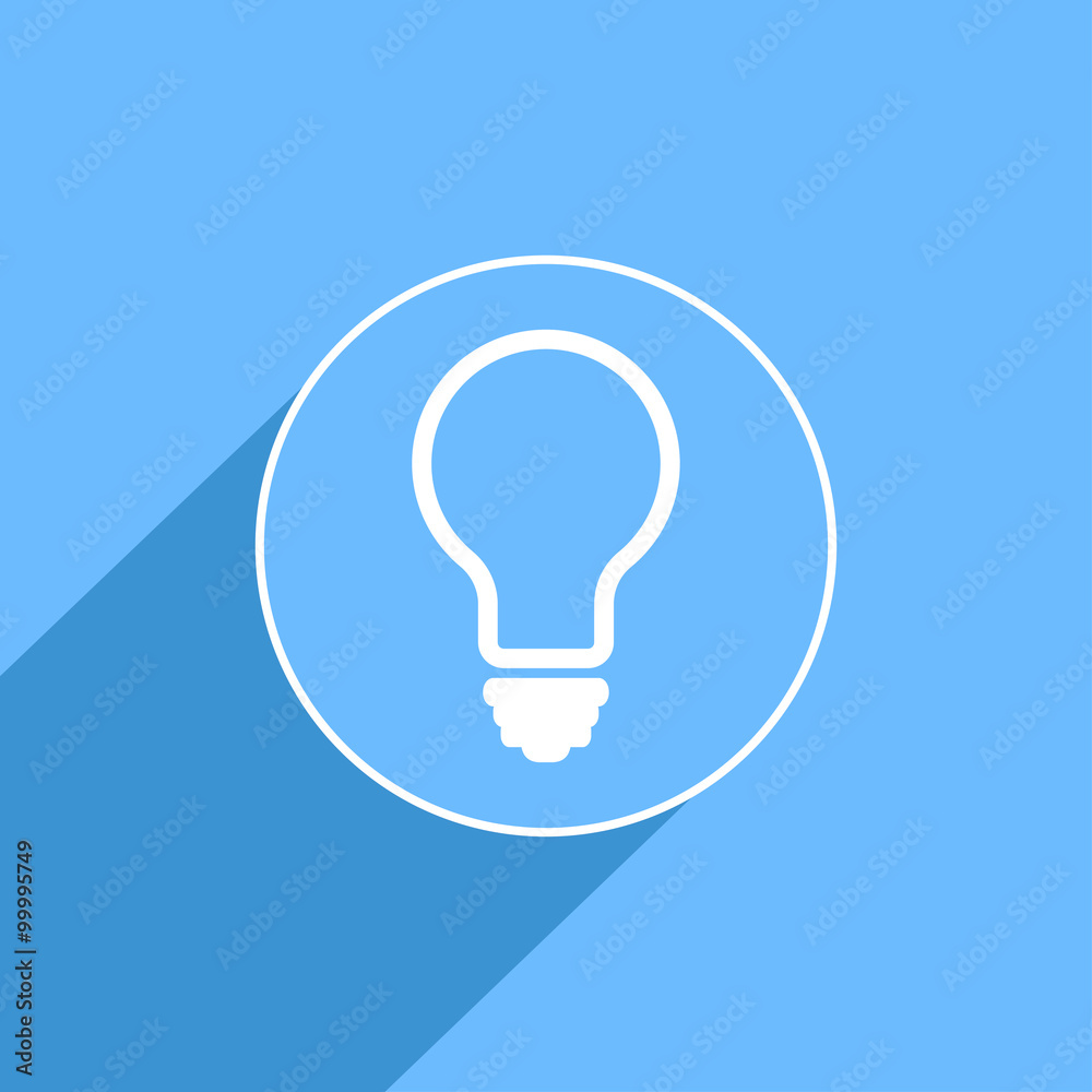 Light sign icon, vector illustration. Flat design style for web Light sign icon, vector illustration. Flat design style for web