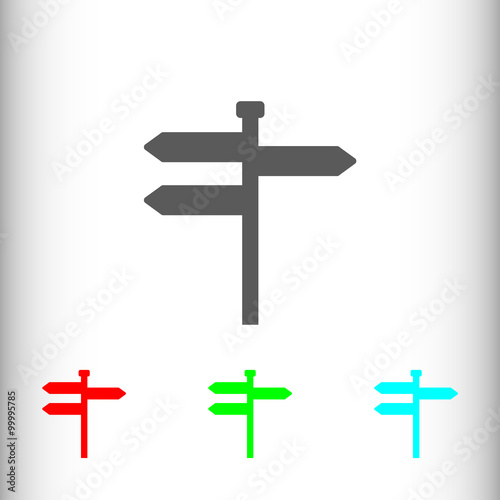sign icon, vector illustrat...