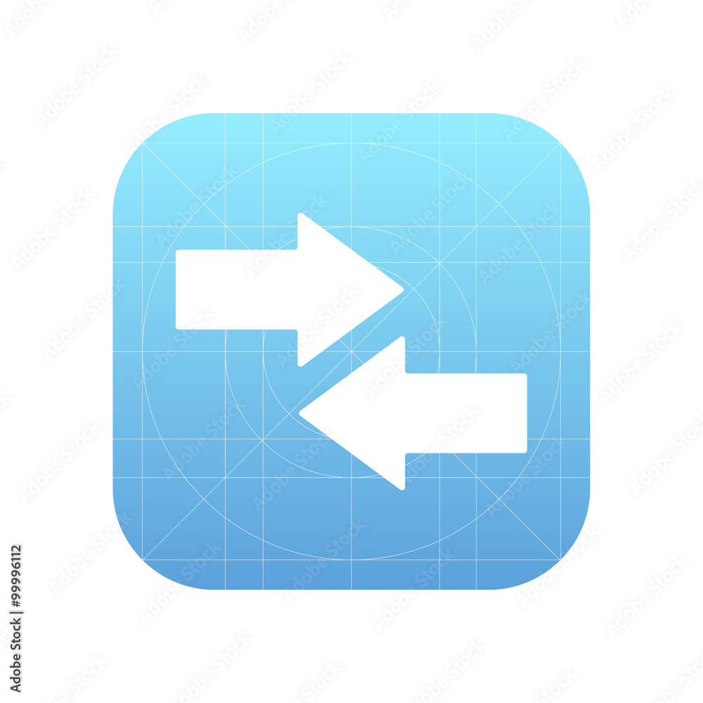 Left right arrow sign icon, vector illustration. Flat design sty Left right arrow sign icon, vector illustration. Flat design sty
