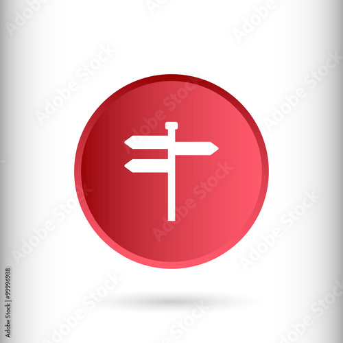 sign icon, vector illustrat...