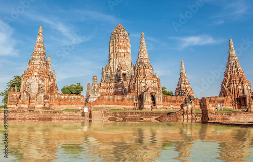 temple de Wat Chai Watthanaram, Ayutthaya, Thaïlande 