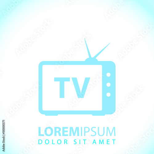 TV television sign icon, ve...