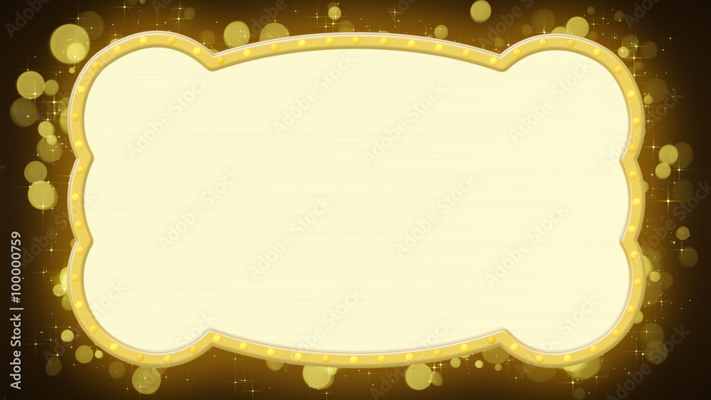 Φωτογραφία shiny gold banner