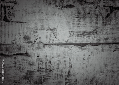 black background newspaper texture