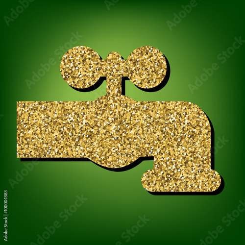  Golden shiny icon