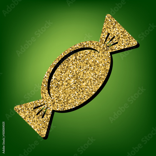  Golden shiny icon