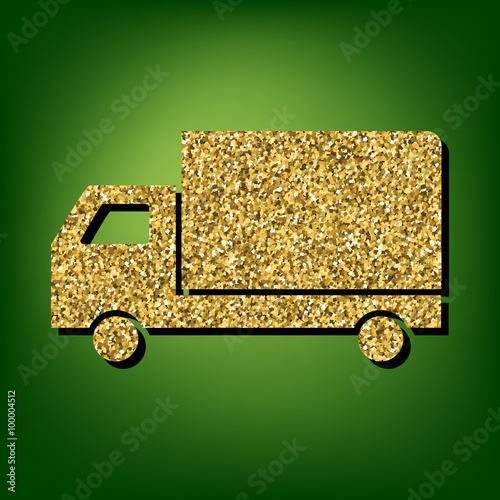  Golden shiny icon