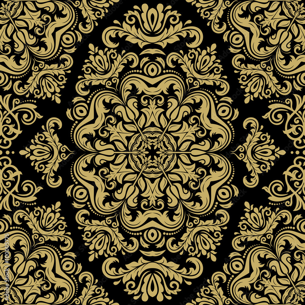 Fototapeta premium Seamless Oriental Vector Background