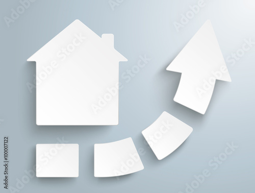 Growth Arrow Four Pieces House