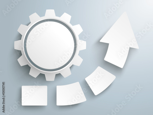 Growth Arrow Four Pieces Gear