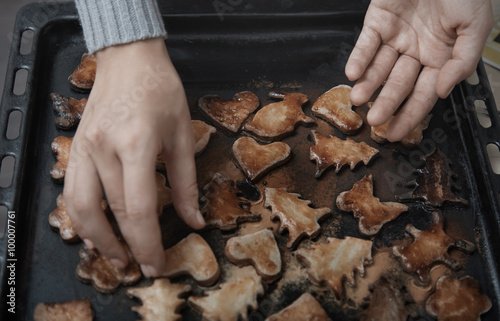 Burnt cookies