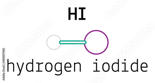 HI hydrogen iodide molecule