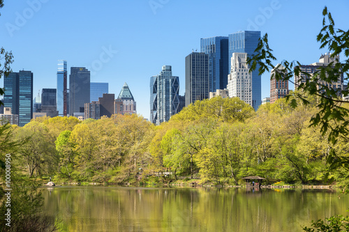 High rise buildings around Central Park