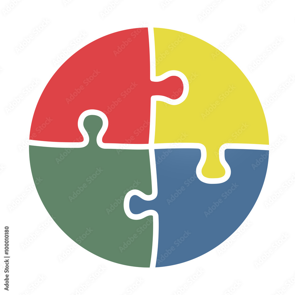 circle puzzle element circle puzzle element