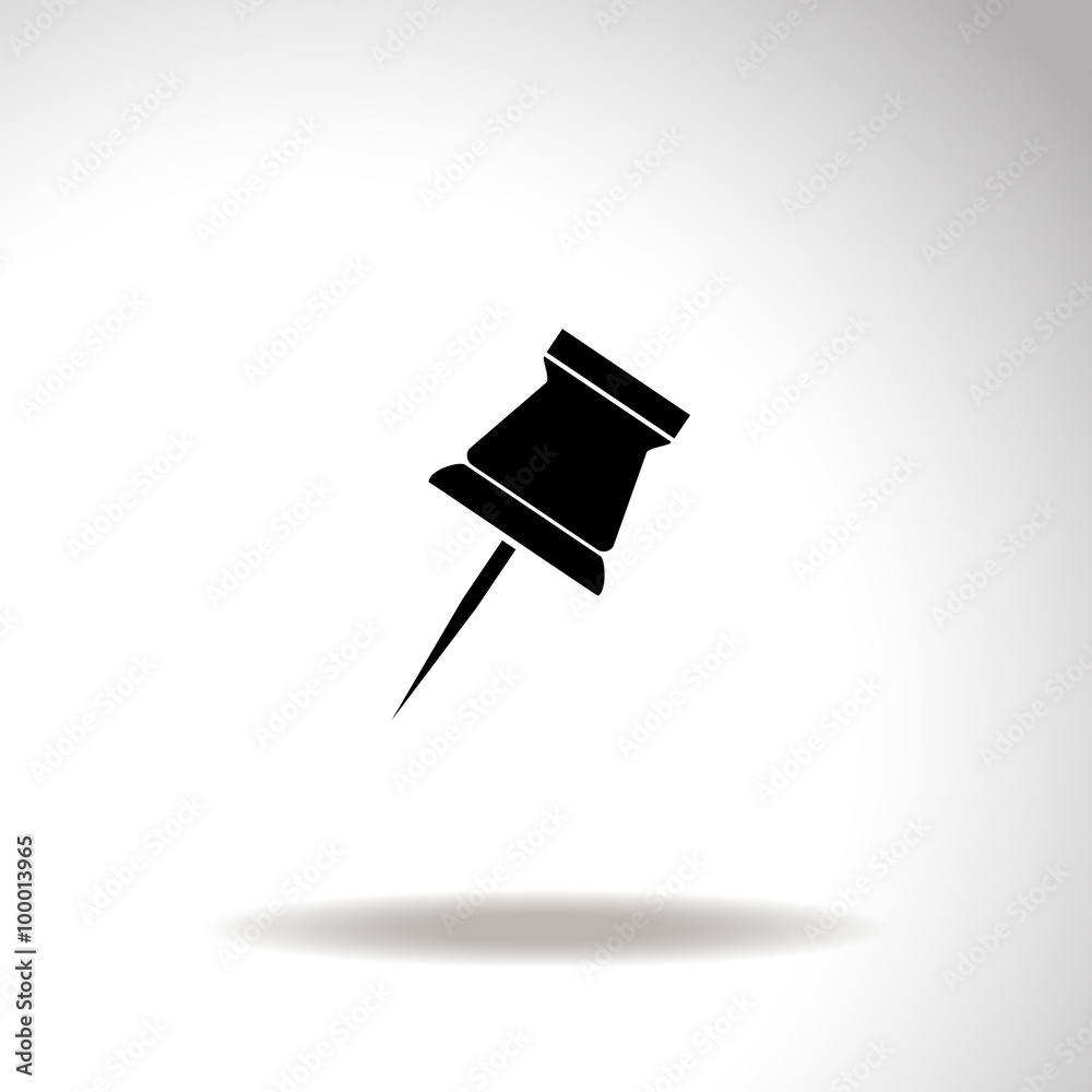 Vector illustration of awl or punch tool Vector illustration of awl or punch tool