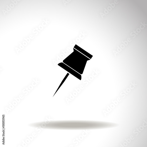 Vector illustration of awl or punch tool