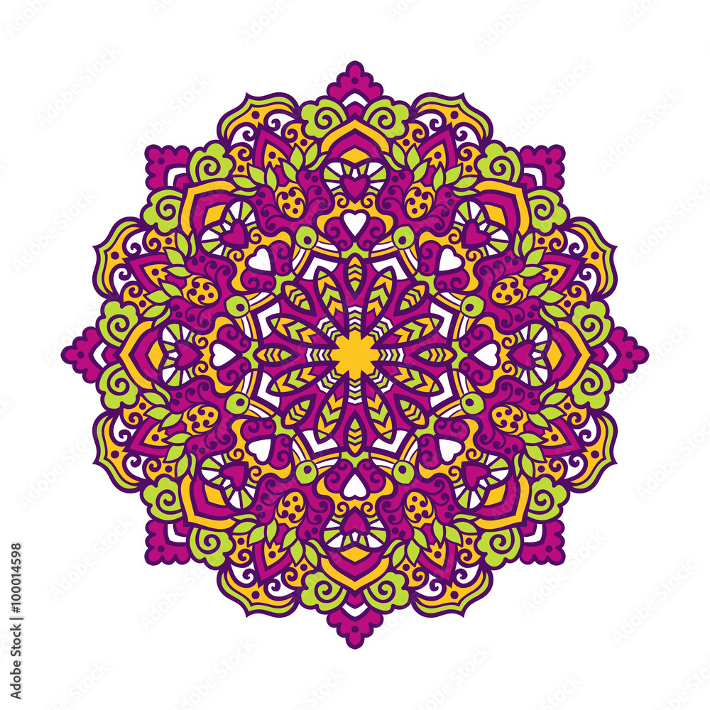 Vector mandala ornament