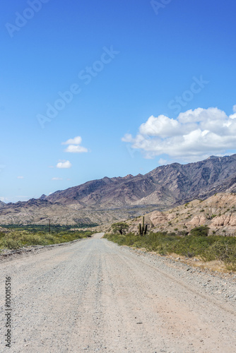 Famous Route 40 in Salta  Argentina.