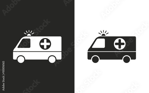 Ambulance - vector icon.