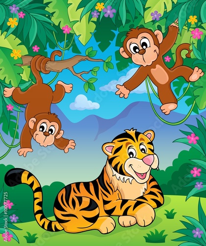 Animals in jungle topic image 4