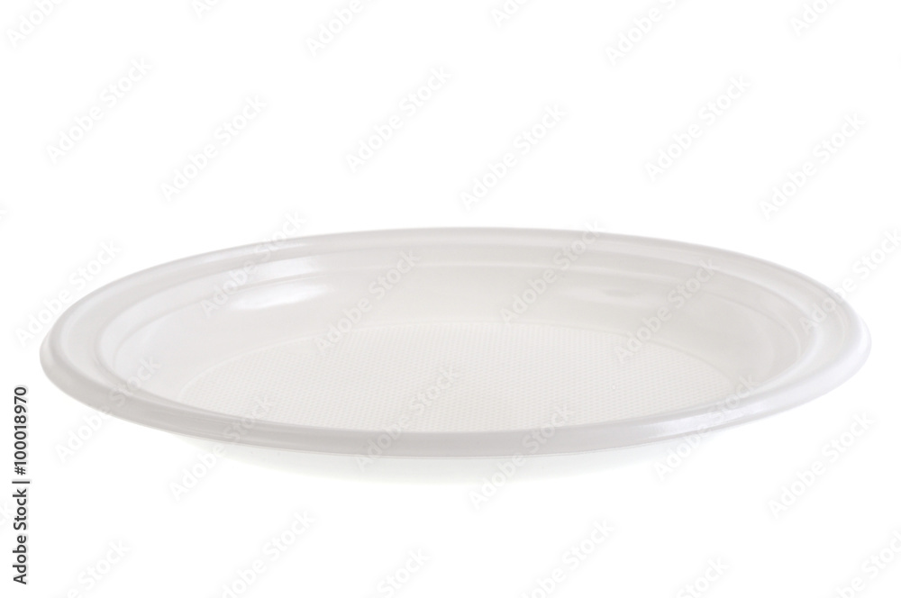 Assiette en plastique jetable