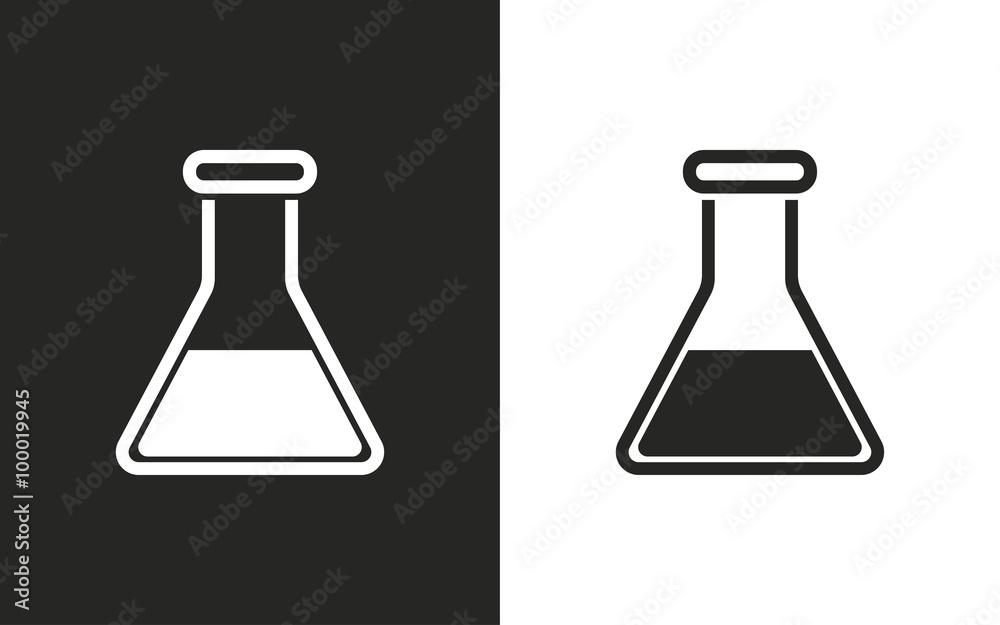 Flask - vector icon. Flask - vector icon.