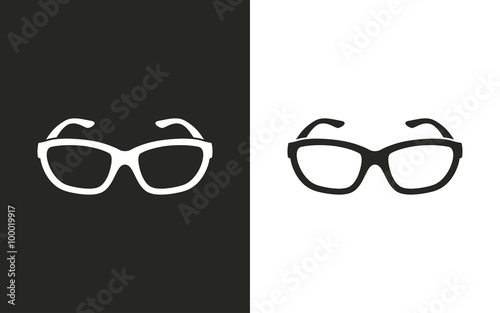 Glasses - vector icon.