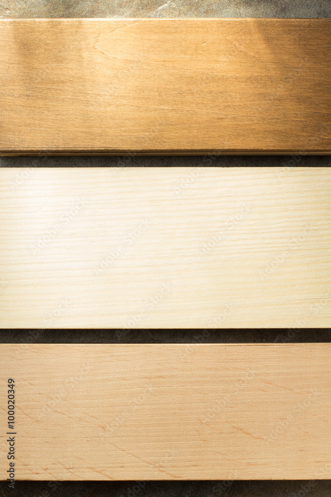 Naklejka premium board on wood