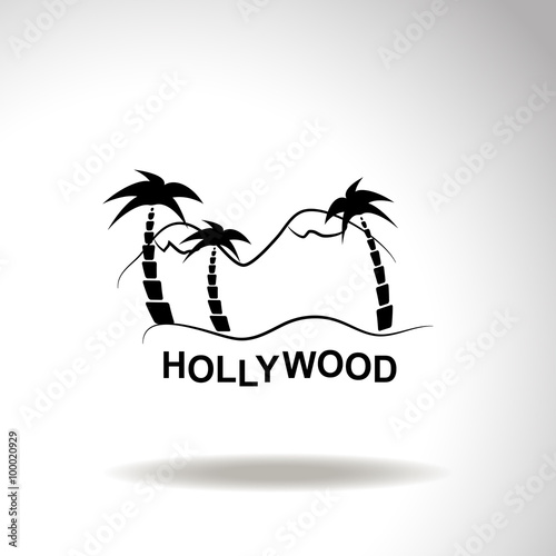 Hollywood vector icon