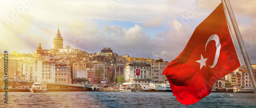 Canvas Print Istanbul the capital of Turkey, eastern tourist city.