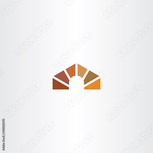 dog house vector logo icon element