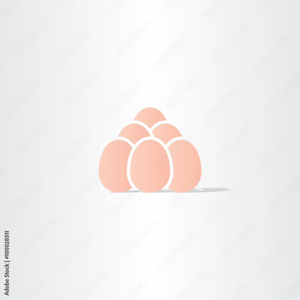 eggs vector icon logo symbol eggs vector icon logo symbol