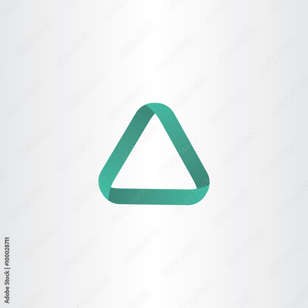 green triangle logo frame vector icon green triangle logo frame vector icon