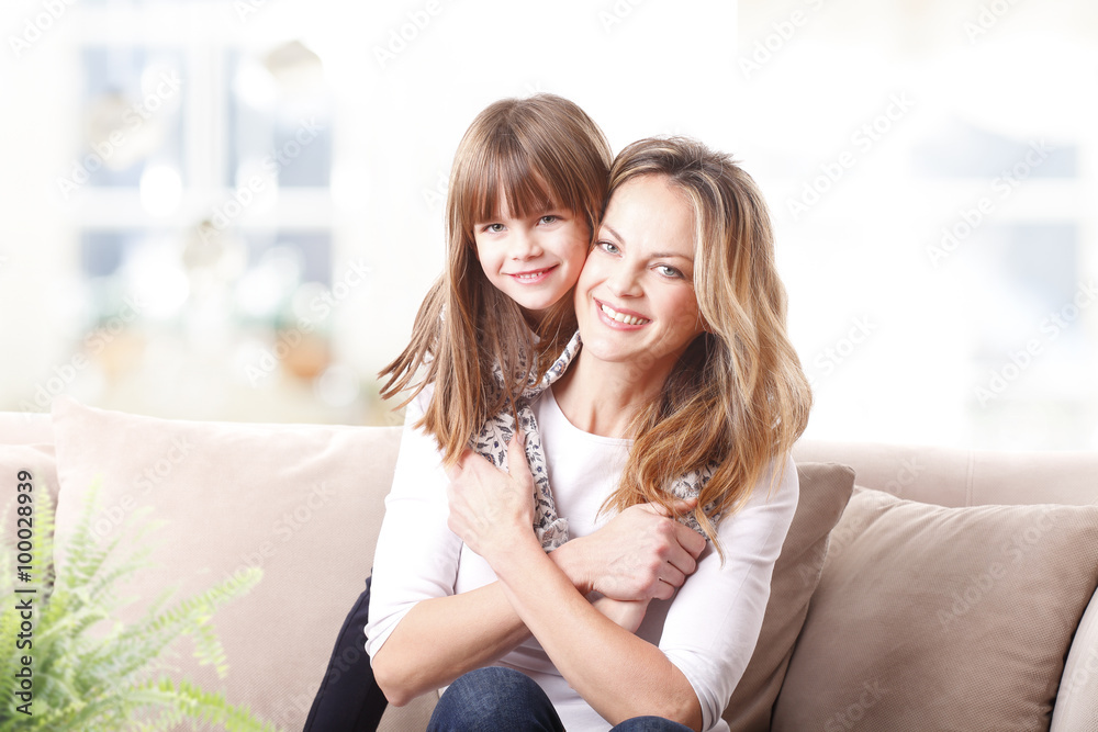 Lovely mother and daughter Lovely mother and daughter