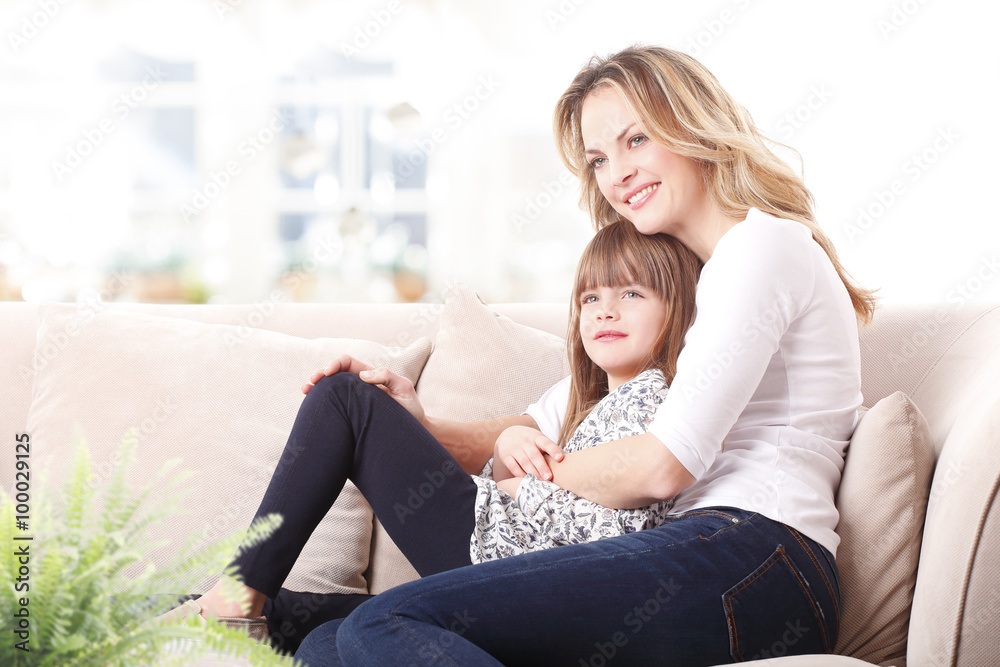 Happy mother and daughter Happy mother and daughter
