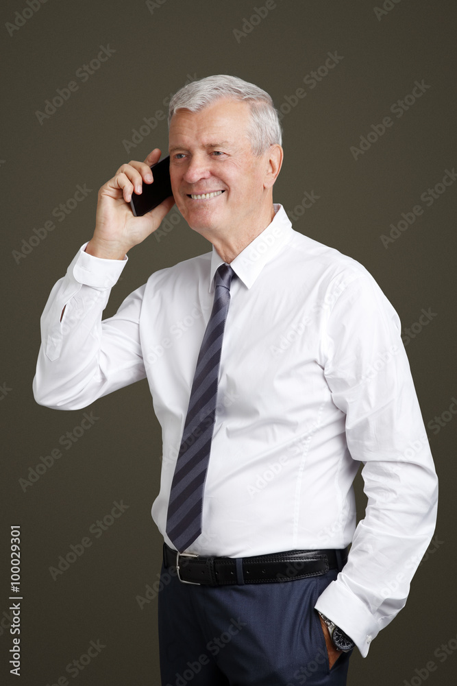 Senior businessman portrait