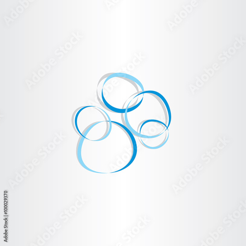 vector soap bubbles icon