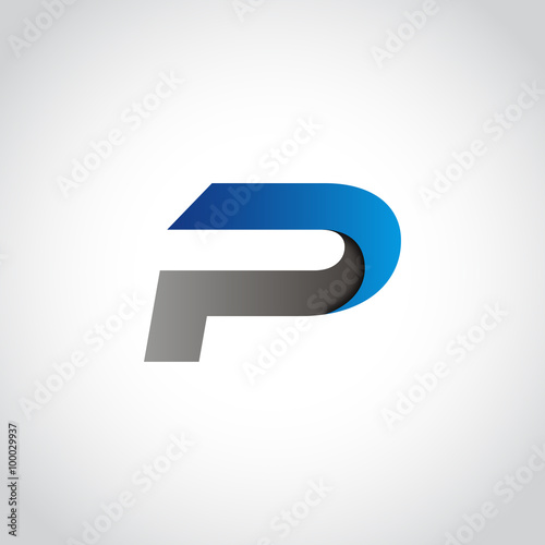 3d innitial letter logo icon