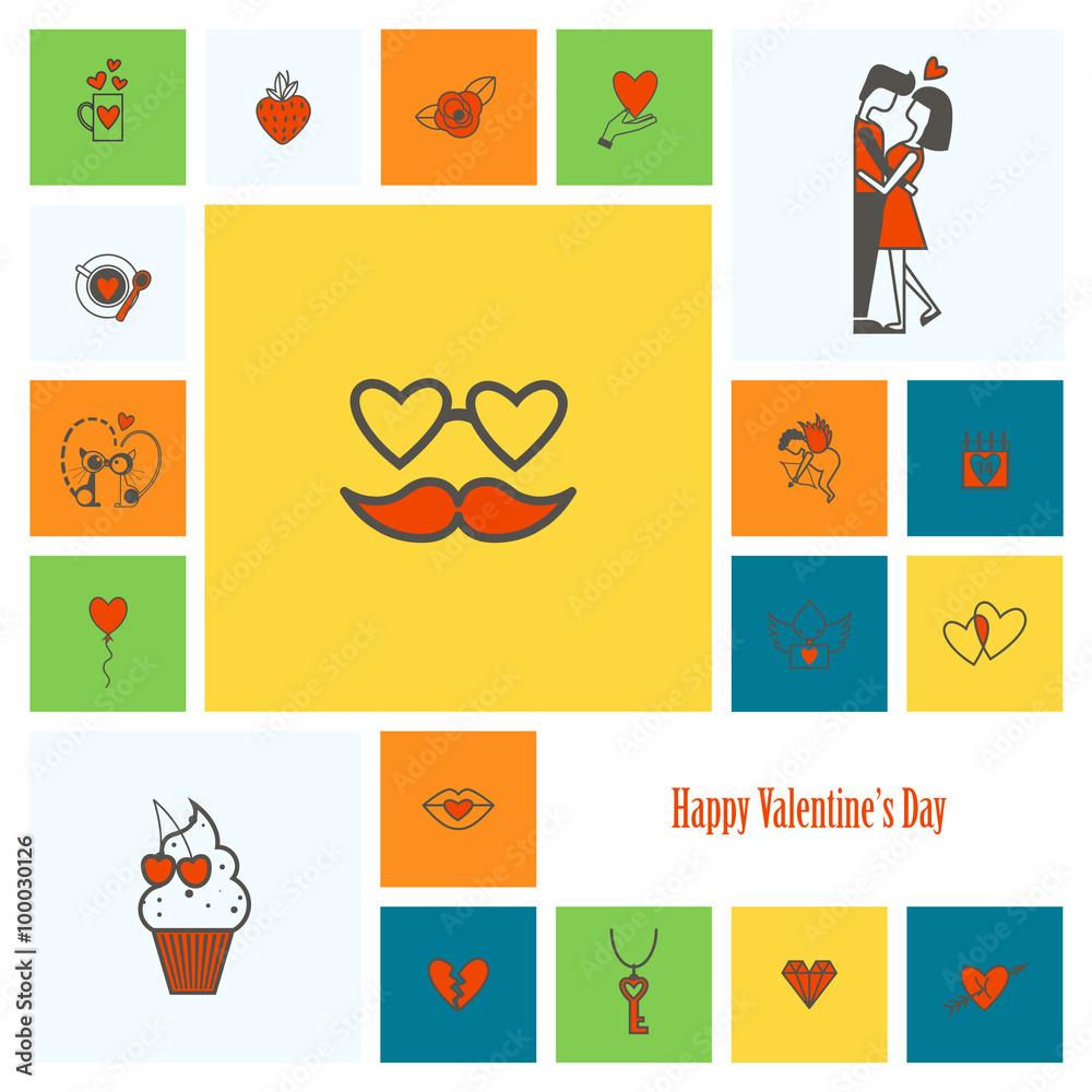Happy Valentines Day Icons Happy Valentines Day Icons