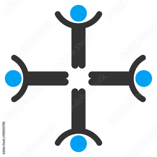 Hands Up Men Icon