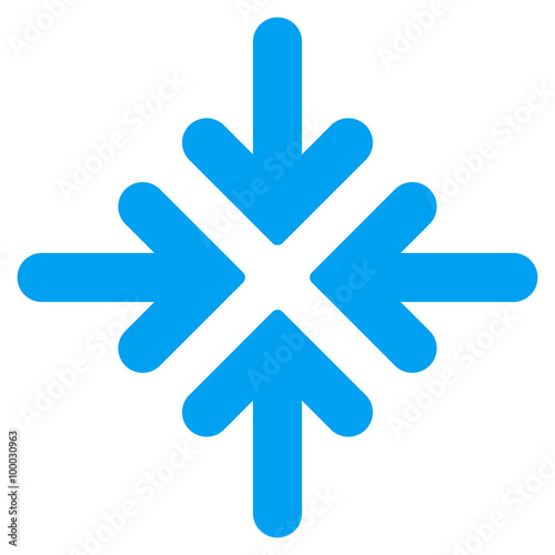 Quadro Collide Arrows Icon