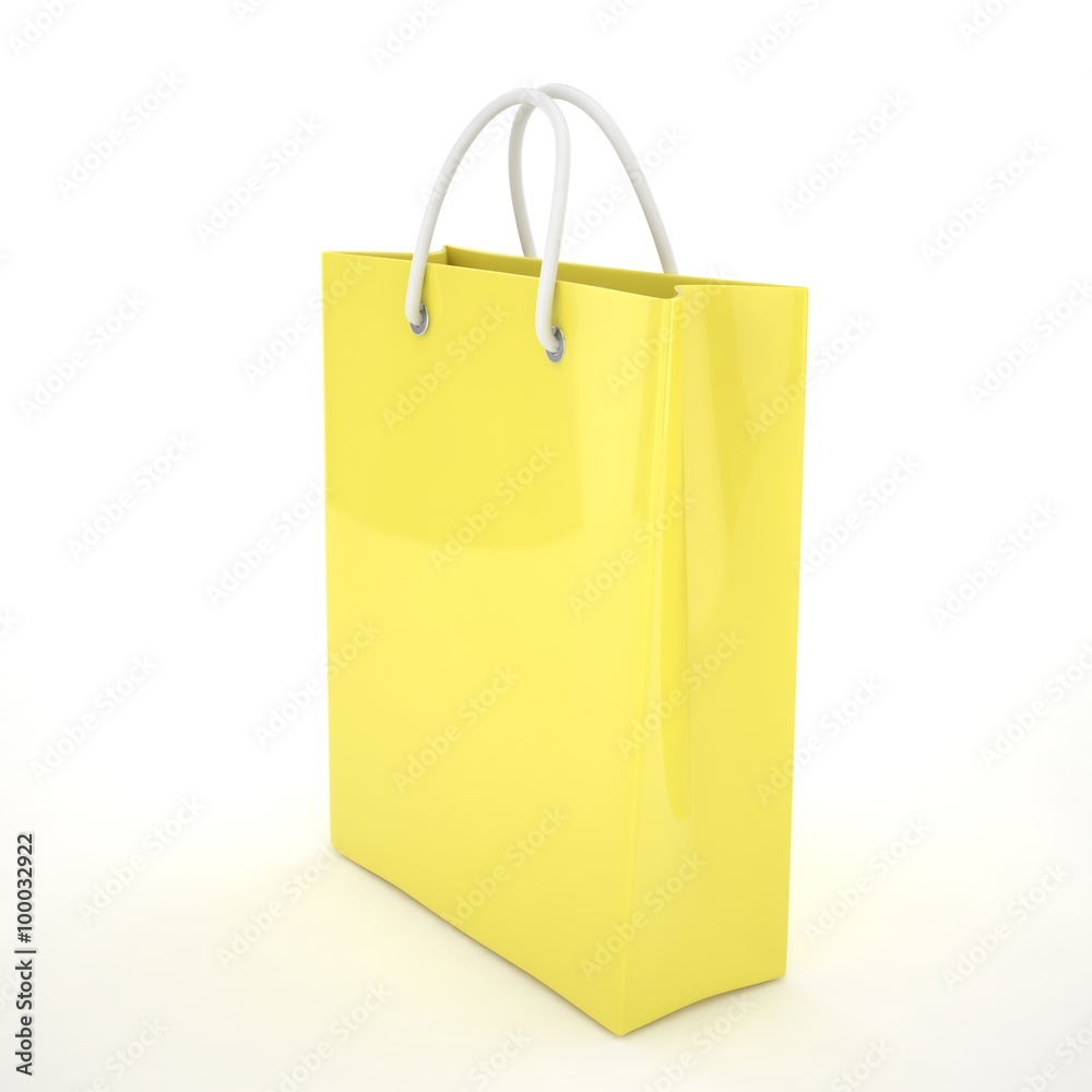Paper Shopping Bag isolated on white background Paper Shopping Bag isolated on white background