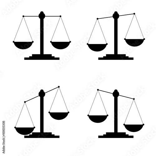  judge icon vector in black color