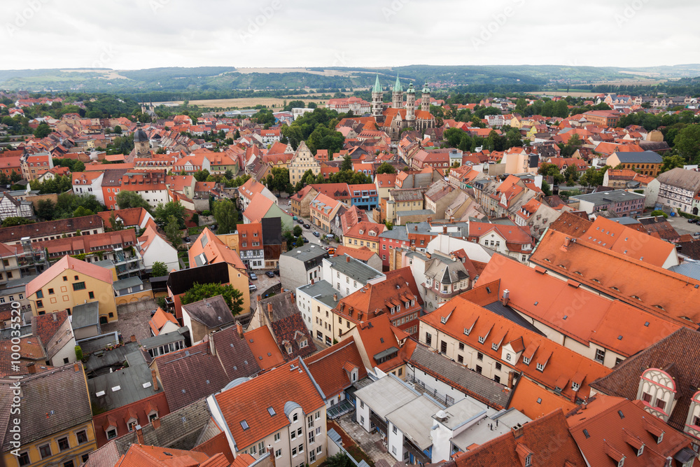 View over Naumburg (Saale)