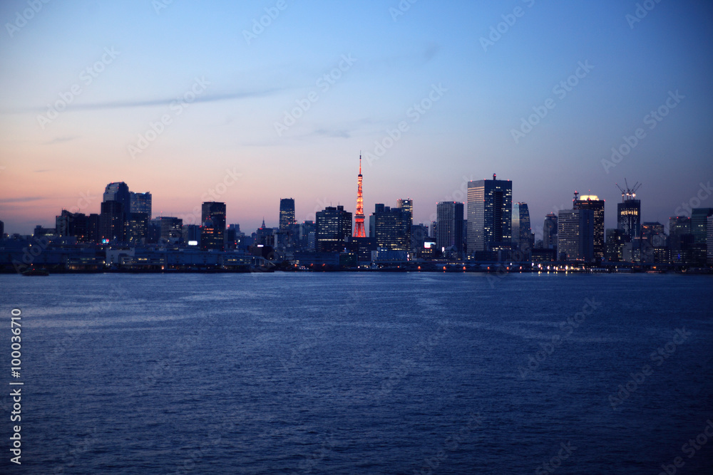 Tokyo at dusk