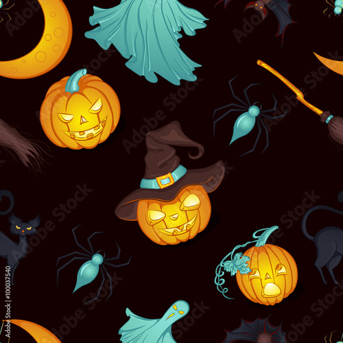 Seamless pattern for Halloween